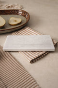 Doğal Mermer Yağdanlık Altlığı – Kaydırmaz Tabanlı (21x10 cm)