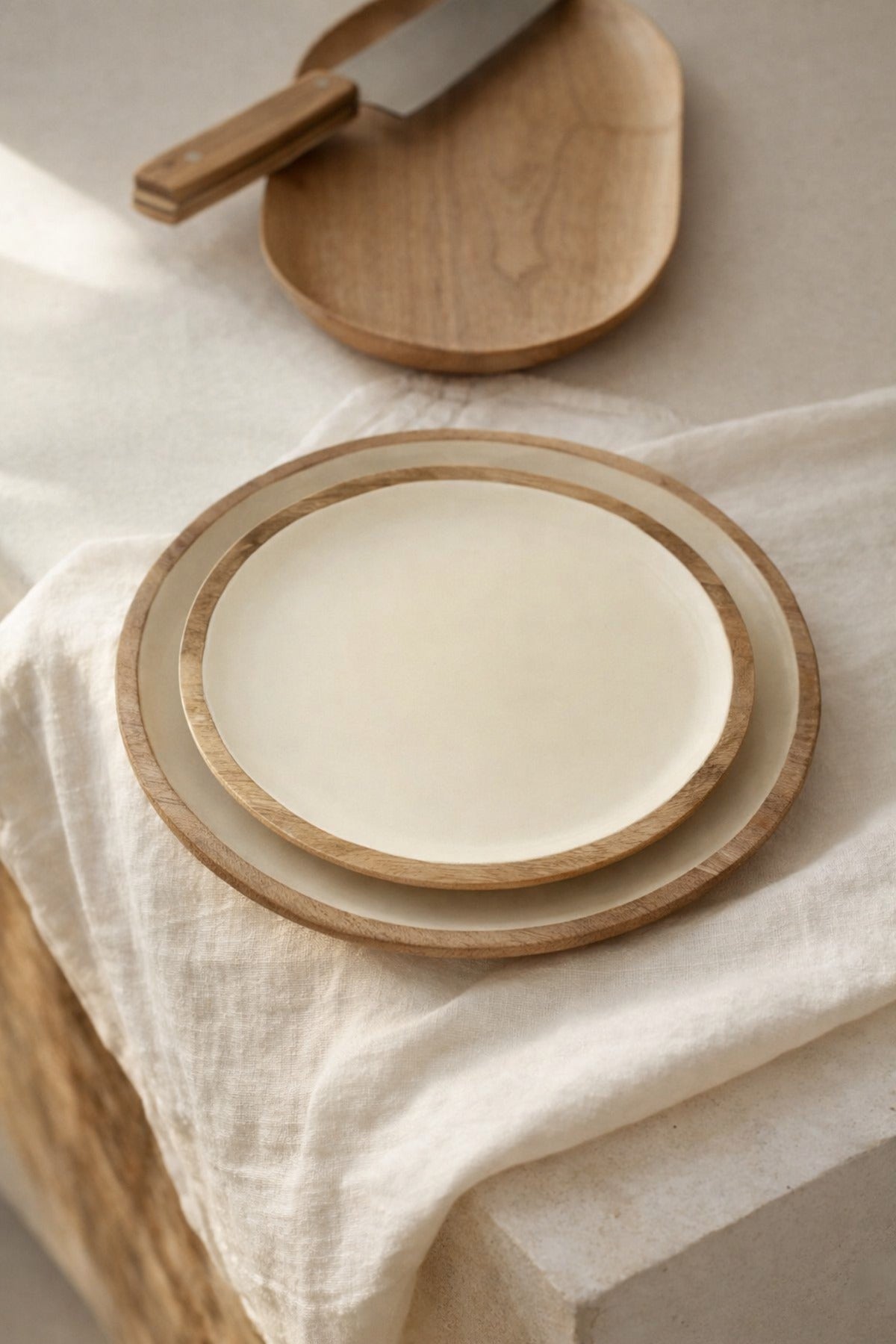 FORME Mango Sunum Tabağı Seti (20 & 25 cm)