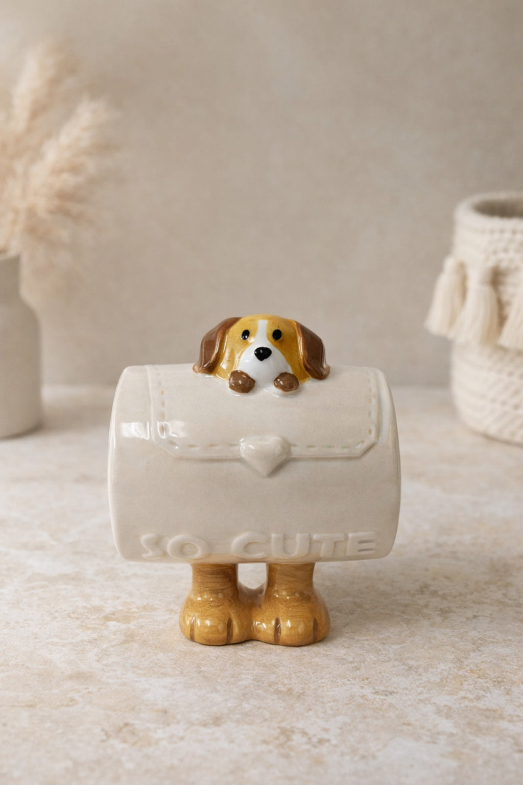 Sadık Dost 3D Köpek Figürlü Premium Seramik Kupa