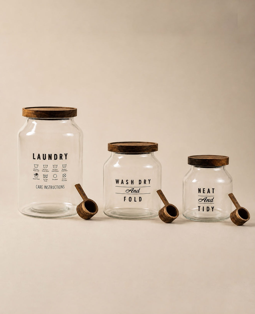 Akasya Ahşap Kapaklı Borosilikat Cam Saklama Kavanozu(2000 ml)