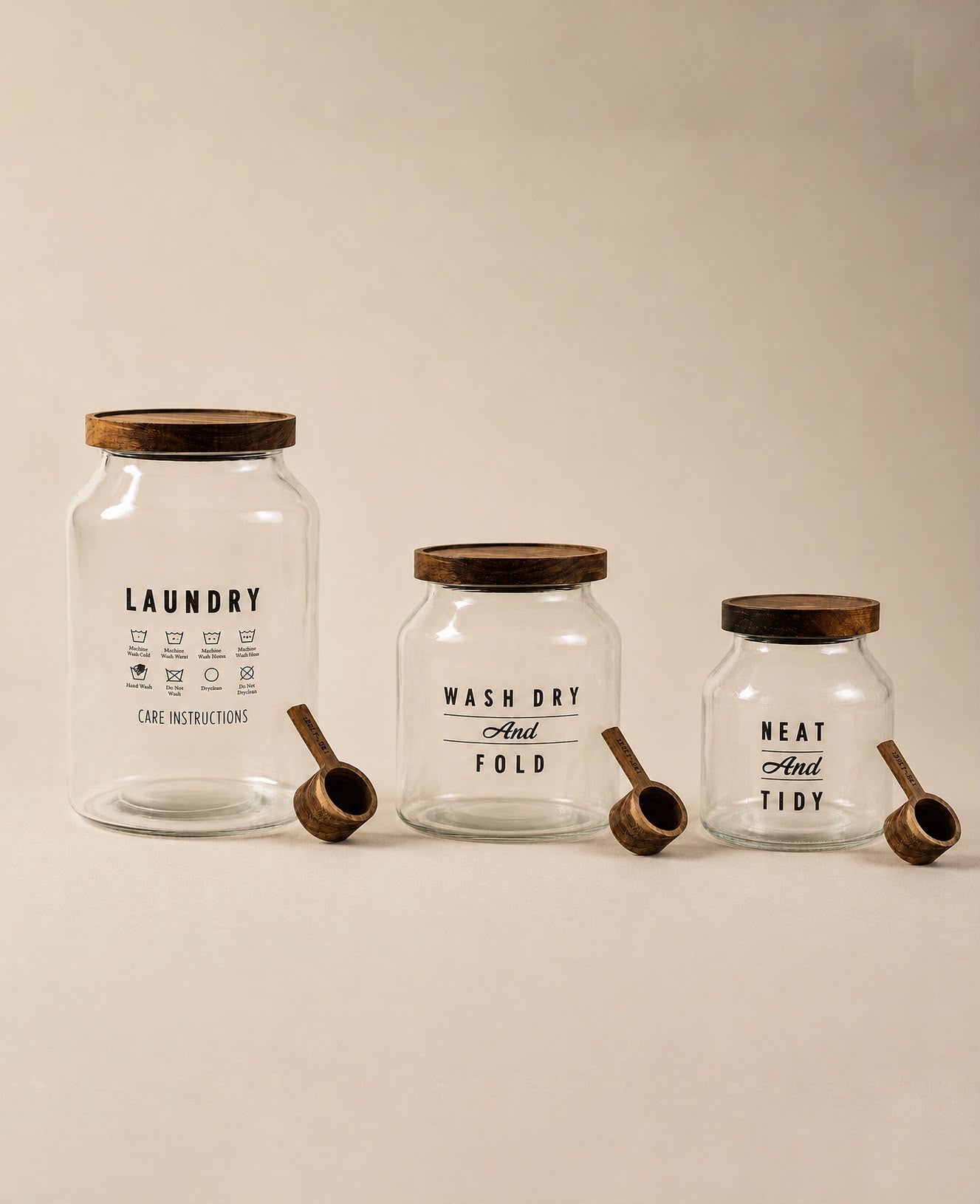 Akasya Ahşap Kapaklı Borosilikat Cam Saklama Kavanozu(2000 ml)