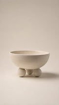 Noma Top Ayaklı Seramik Dekoratif Kase | 19x12 cm