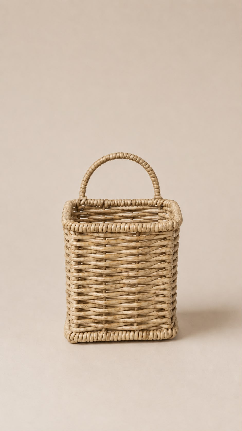 Lucca Askılı Kare Rattan Organizer