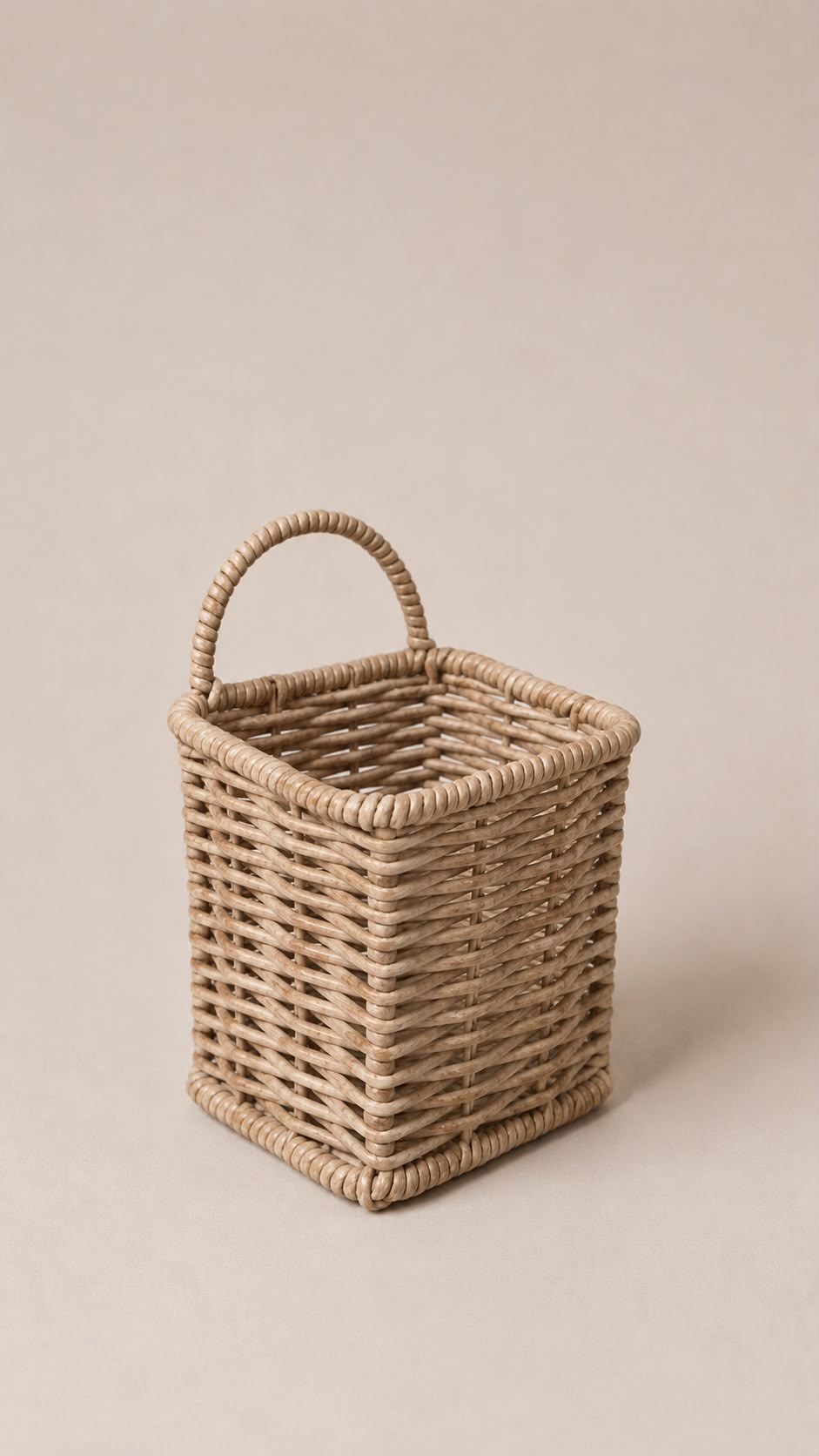 Lucca Askılı Kare Rattan Organizer