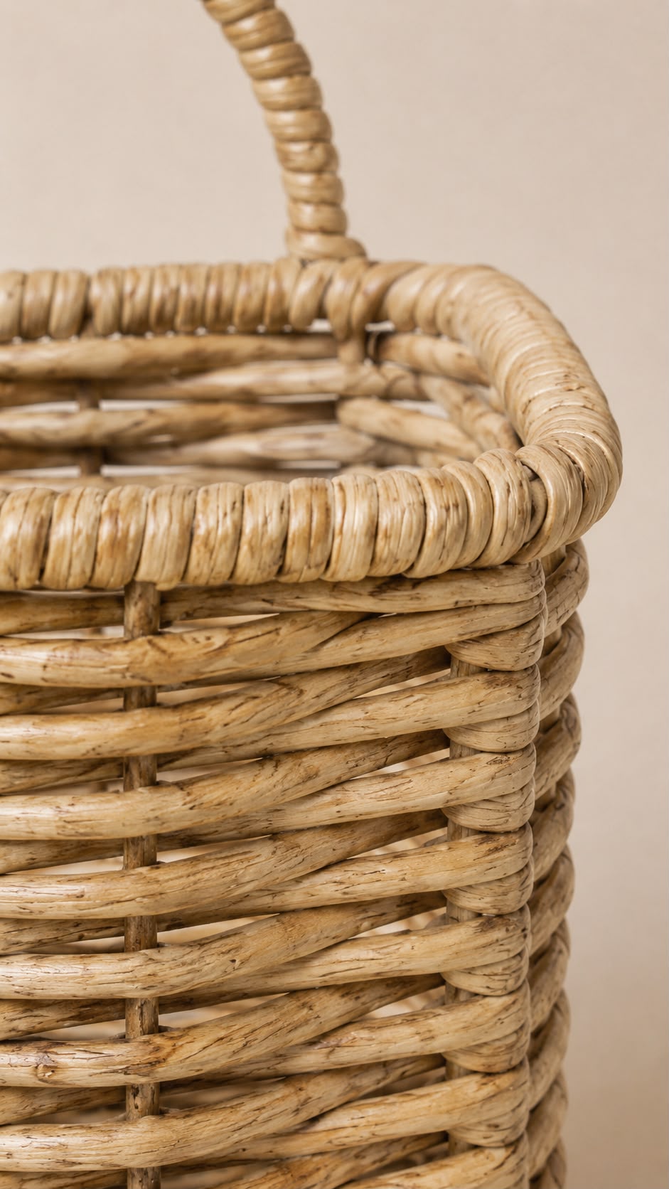 Lucca Askılı Kare Rattan Organizer