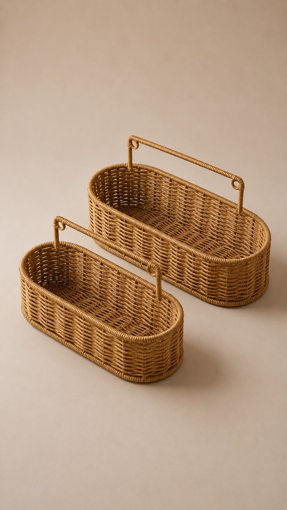 Genoa 2’li Duvar Askılı Rattan Set