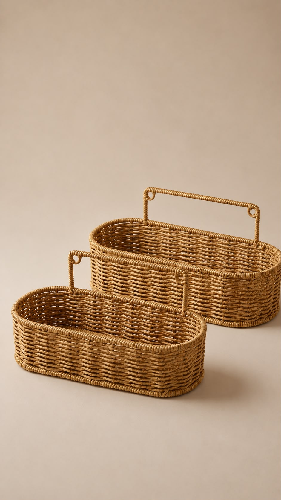 Genoa 2’li Duvar Askılı Rattan Set